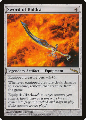 Image for Sword of Kaldra (251) [Mirrodin]