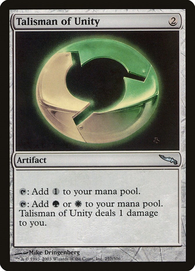 Image for Talisman of Unity (257) [Mirrodin]