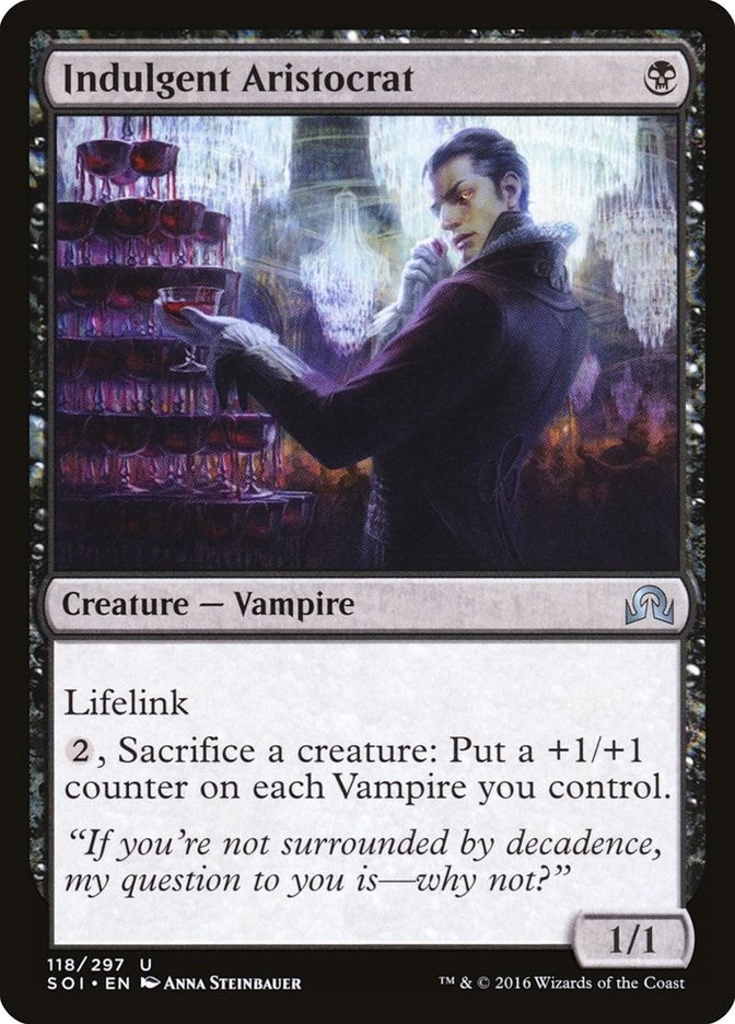 Image for Indulgent Aristocrat (118) [Shadows over Innistrad]