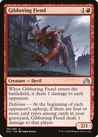 Image for Gibbering Fiend (161) [Shadows over Innistrad]