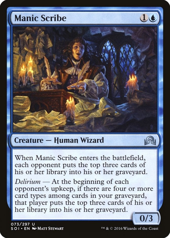 Image for Manic Scribe (73) [Shadows over Innistrad]