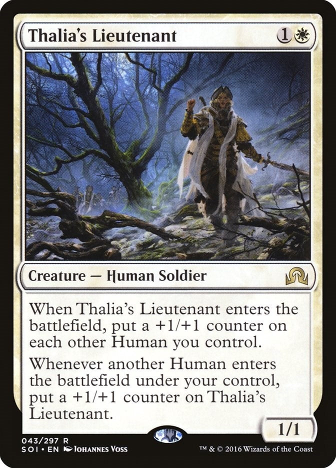 Image for Thalia's Lieutenant (43) [Shadows over Innistrad]