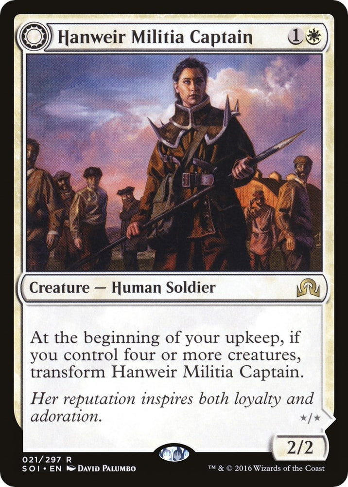 Image for Hanweir Militia Captain (21) [Shadows over Innistrad]
