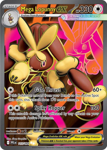 Mega Lopunny ex (115/094) (ME02: Phantasmal Flames)