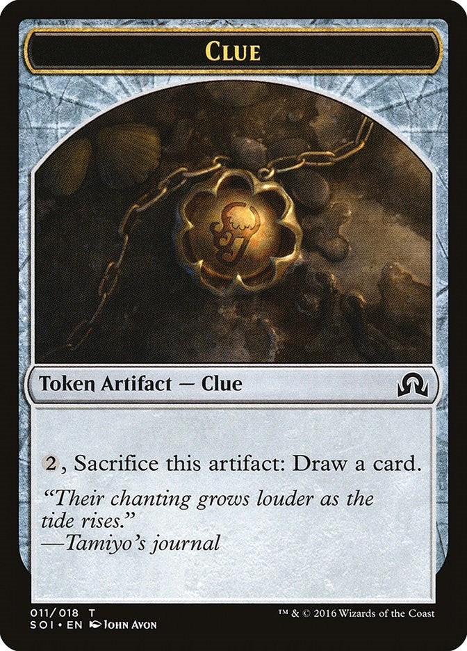Image for Clue Token (011) (11) [Shadows over Innistrad]