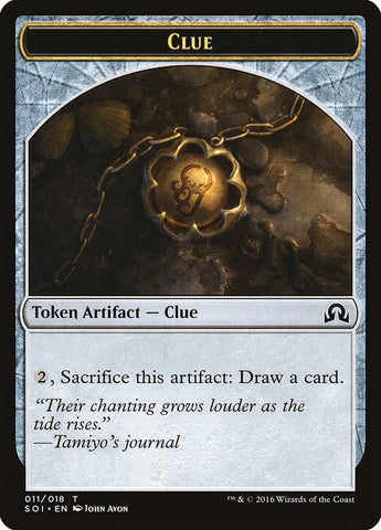 Image for Clue Token (011) (11) [Shadows over Innistrad]