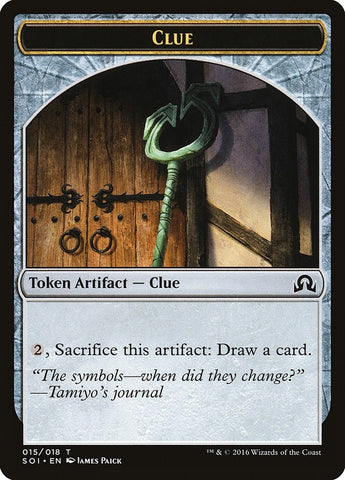 Image for Clue Token (015) (15) [Shadows over Innistrad]