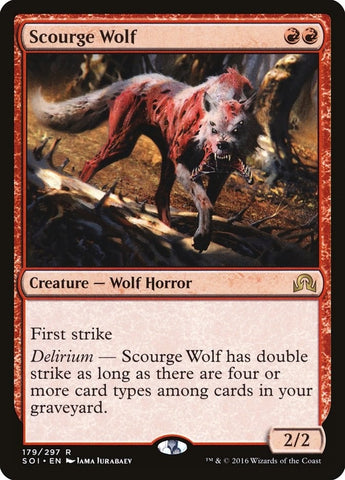 Image for Scourge Wolf (179) [Shadows over Innistrad]