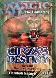 Image for Urza's Destiny Theme Deck - Fiendish Nature - Magic: The Gathering