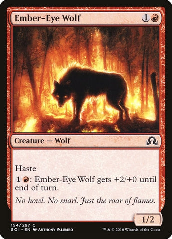 Image for Ember-Eye Wolf (154) [Shadows over Innistrad]
