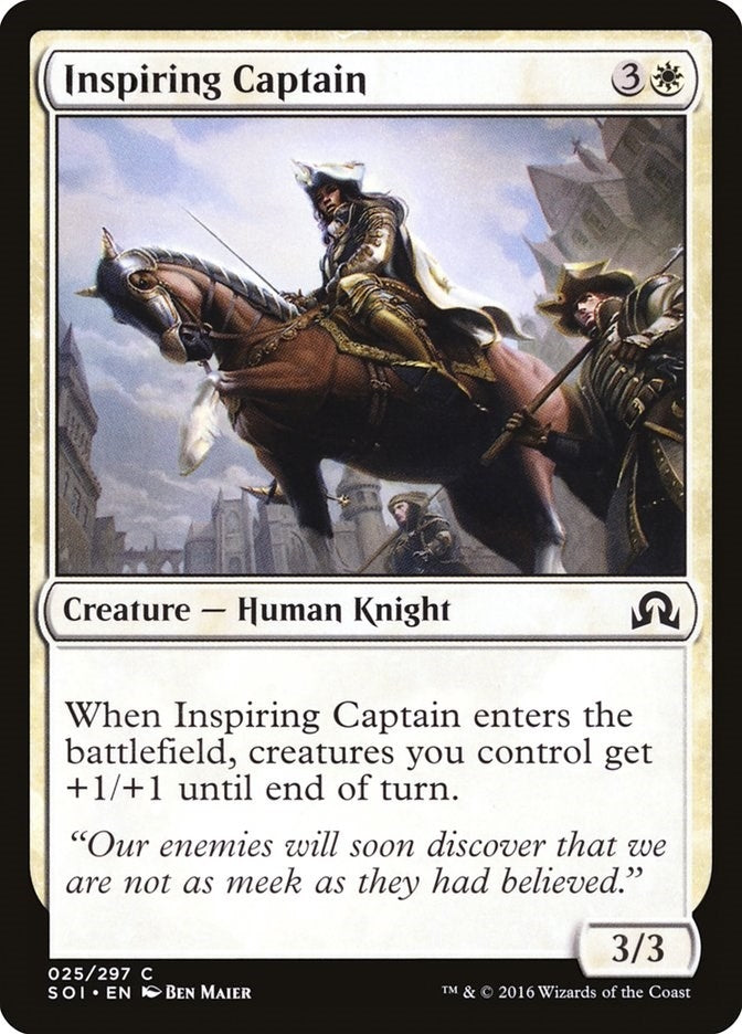 Image for Inspiring Captain (25) [Shadows over Innistrad]