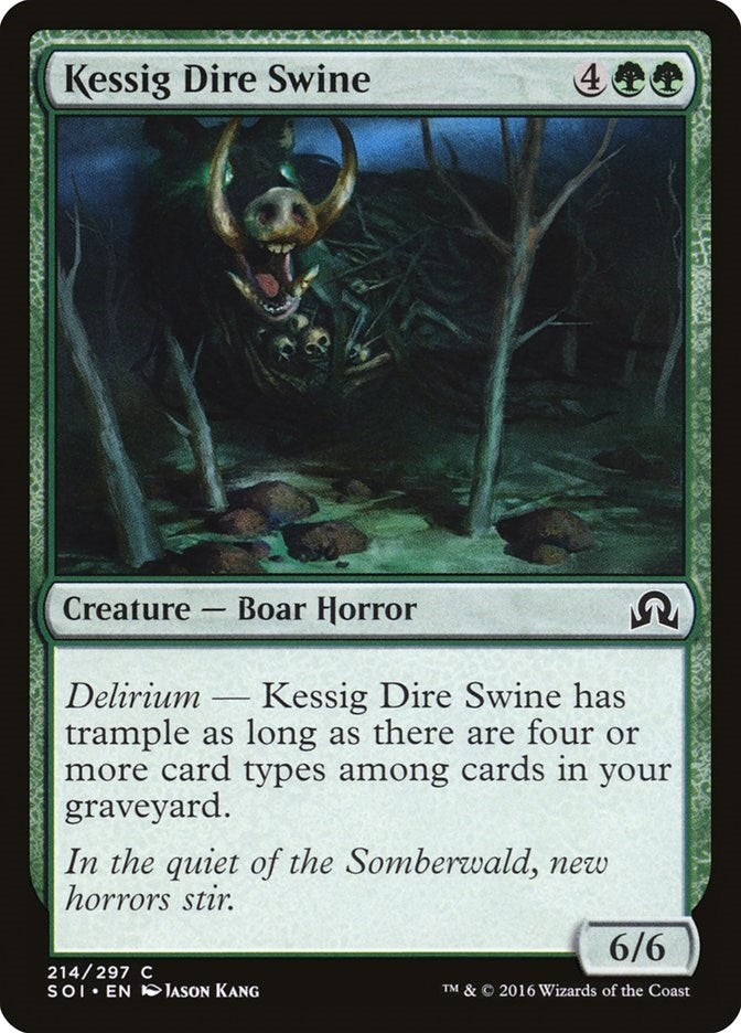 Image for Kessig Dire Swine (214) [Shadows over Innistrad]