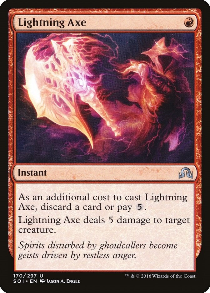 Image for Lightning Axe (170) [Shadows over Innistrad]