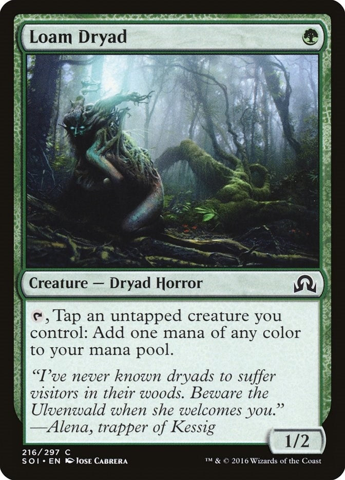 Image for Loam Dryad (216) [Shadows over Innistrad]