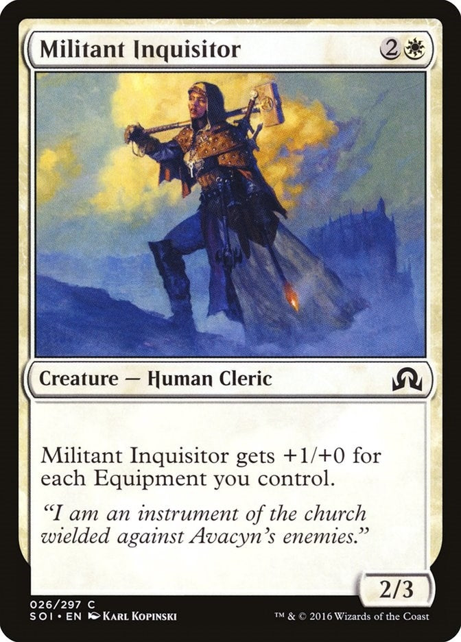 Image for Militant Inquisitor (26) [Shadows over Innistrad]