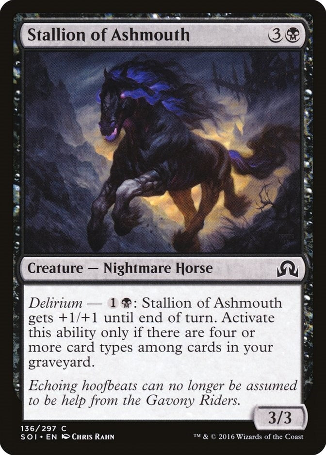 Image for Stallion of Ashmouth (136) [Shadows over Innistrad]