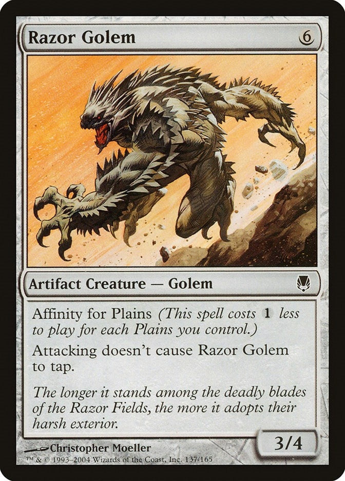 Image for Razor Golem (137) [Darksteel]