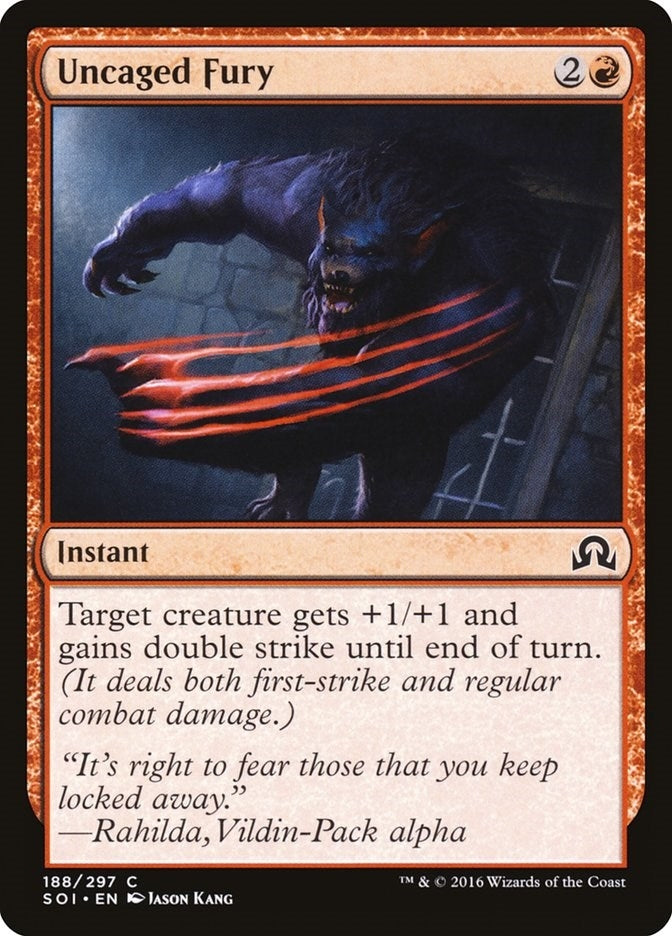 Image for Uncaged Fury (188) [Shadows over Innistrad]