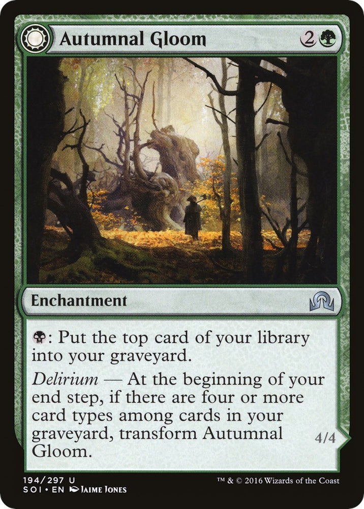 Image for Autumnal Gloom (194) [Shadows over Innistrad]