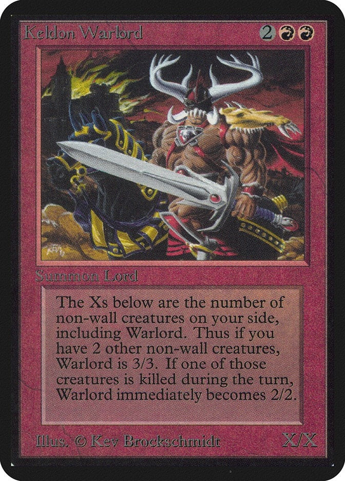 Image for Keldon Warlord [Alpha Edition]