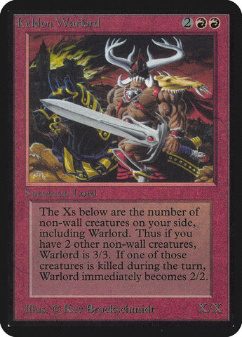 Image for Keldon Warlord [Alpha Edition]