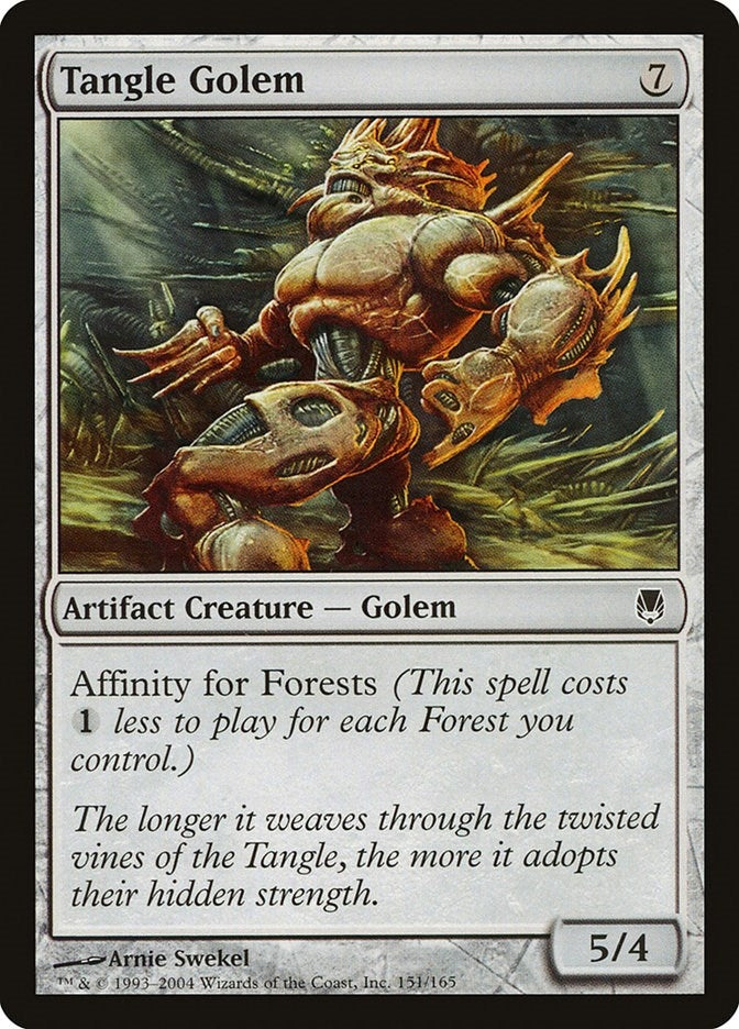 Image for Tangle Golem (151) [Darksteel]