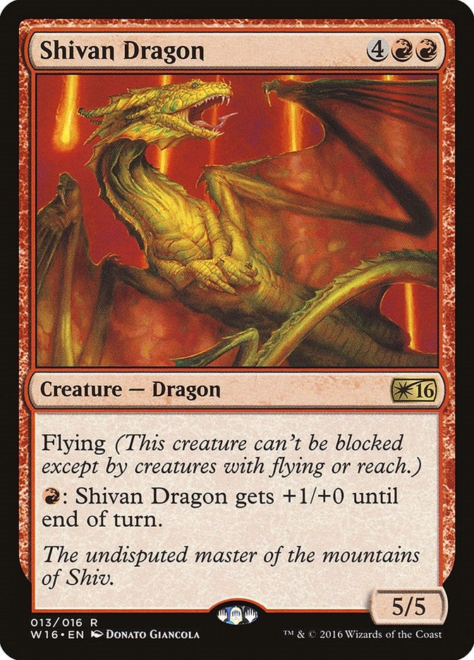 Image for Shivan Dragon (13) [Welcome Deck 2016]