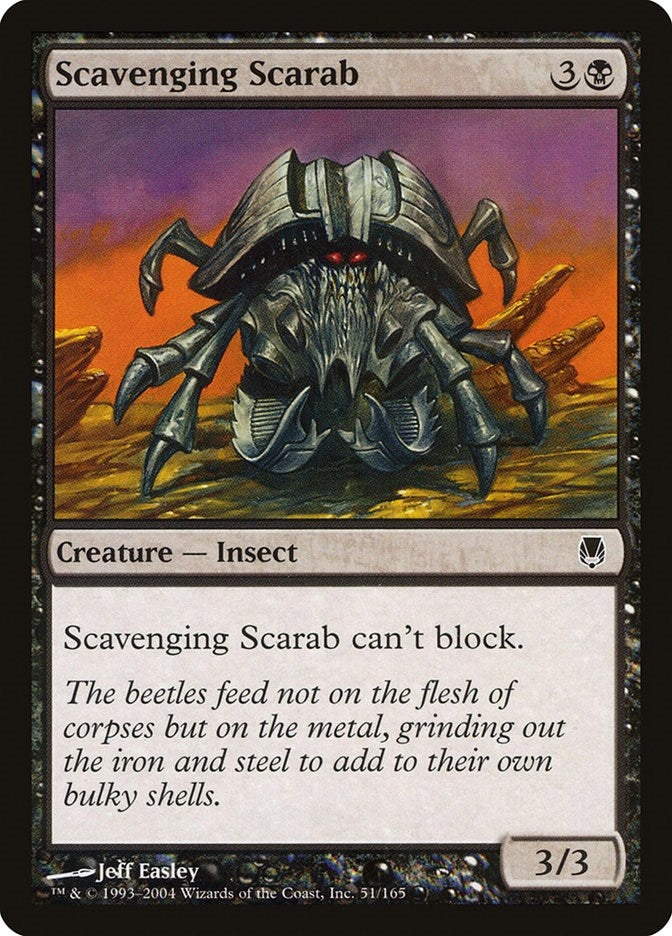 Image for Scavenging Scarab (51) [Darksteel]