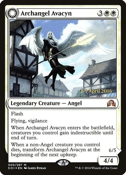 Image for Archangel Avacyn (5) [Prerelease Cards]