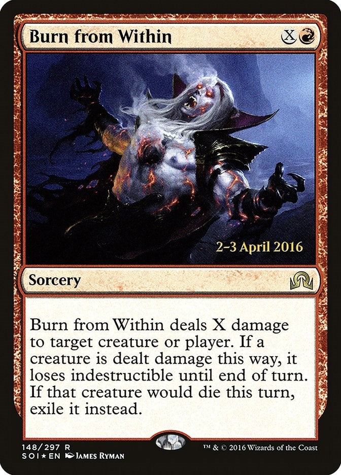Image for Burn from Within (148) [Prerelease Cards]