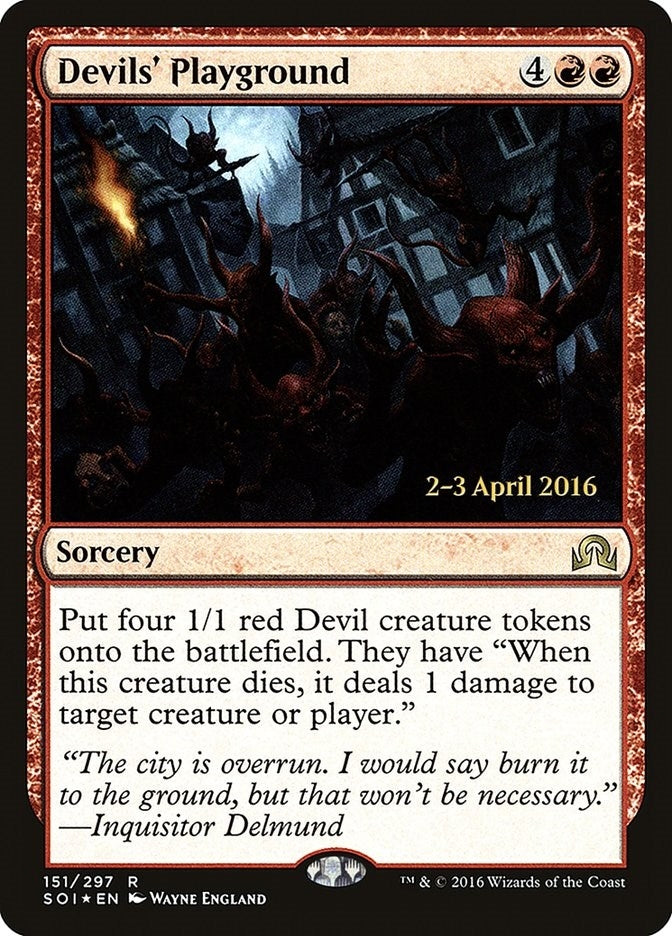 Image for Devils' Playground (151) [Prerelease Cards]