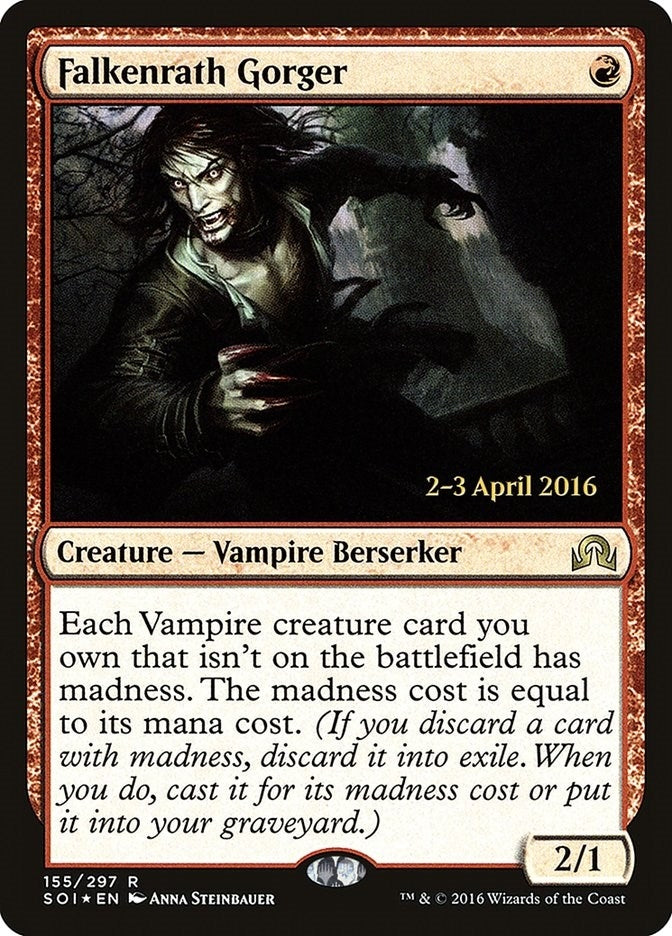 Image for Falkenrath Gorger (155) [Prerelease Cards]