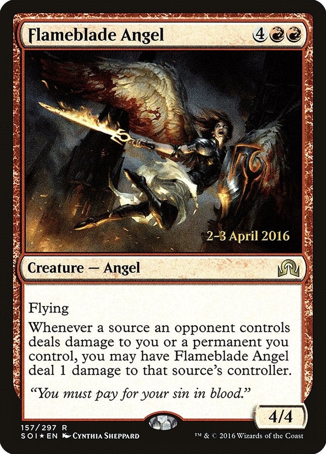 Image for Flameblade Angel (157) [Prerelease Cards]