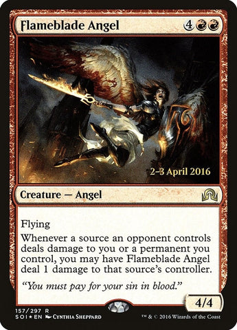 Image for Flameblade Angel (157) [Prerelease Cards]