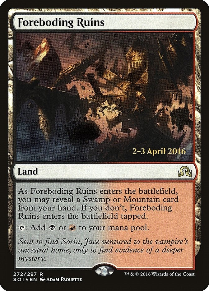 Image for Foreboding Ruins (272) [Prerelease Cards]