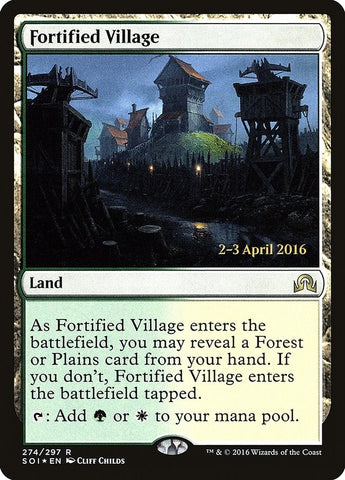 Image for Fortified Village (274) [Prerelease Cards]
