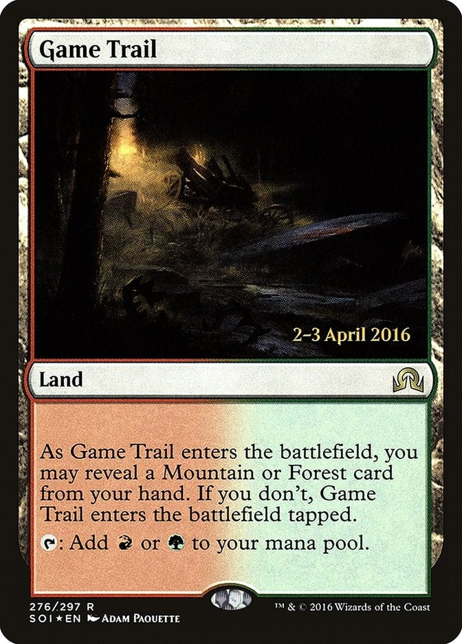 Image for Game Trail (276) [Prerelease Cards]