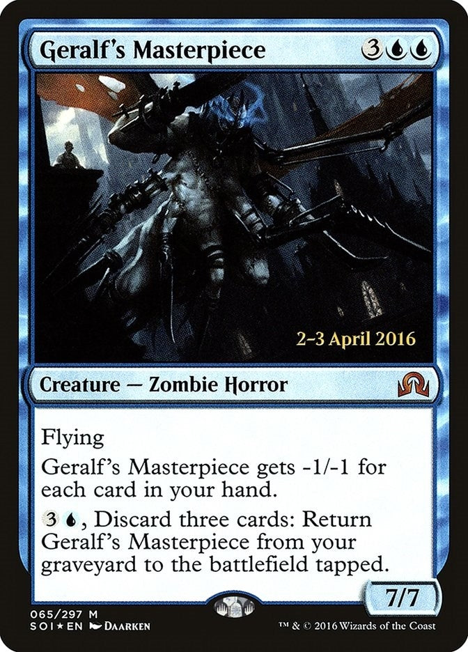Image for Geralf's Masterpiece (65) [Prerelease Cards]