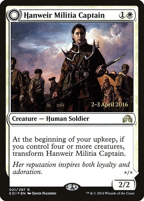 Image for Hanweir Militia Captain (21) [Prerelease Cards]