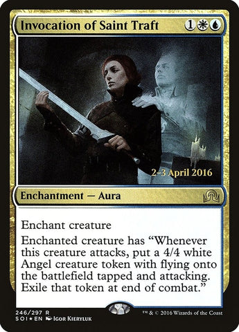 Image for Invocation of Saint Traft (246) [Prerelease Cards]