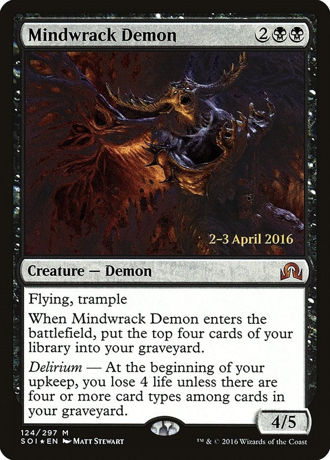 Image for Mindwrack Demon (124) [Prerelease Cards]