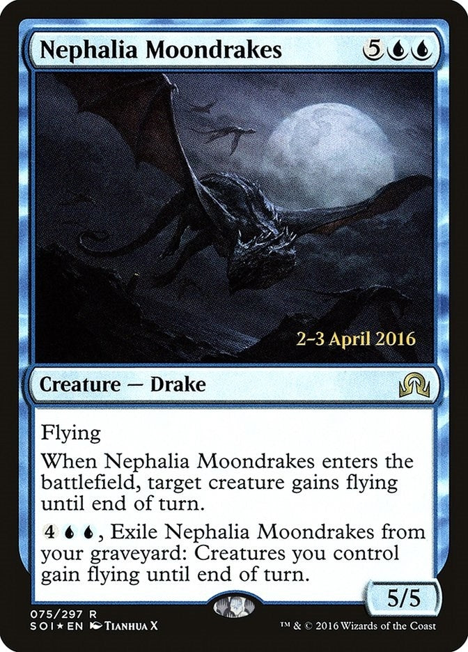 Image for Nephalia Moondrakes (75) [Prerelease Cards]