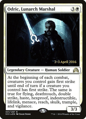 Image for Odric, Lunarch Marshal (31) [Prerelease Cards]