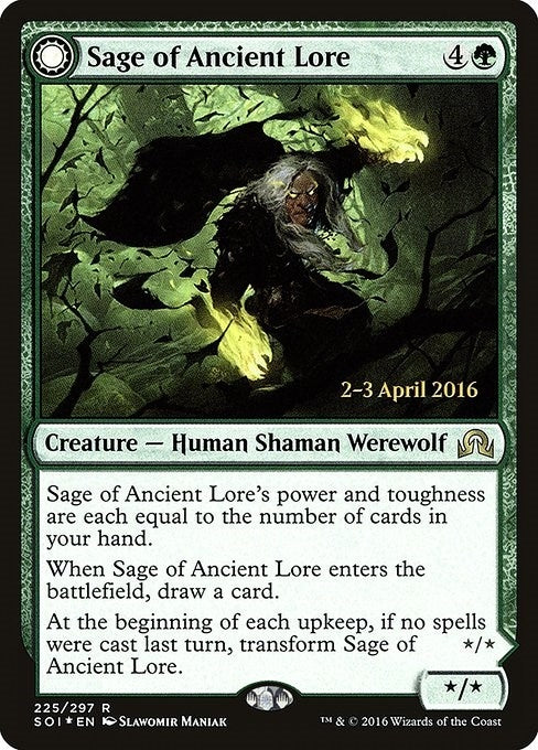Image for Sage of Ancient Lore (225) [Prerelease Cards]