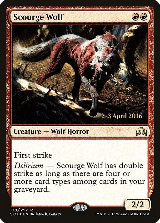 Image for Scourge Wolf (179) [Prerelease Cards]