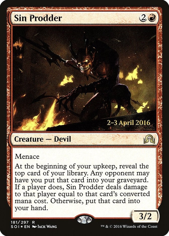 Image for Sin Prodder (181) [Prerelease Cards]