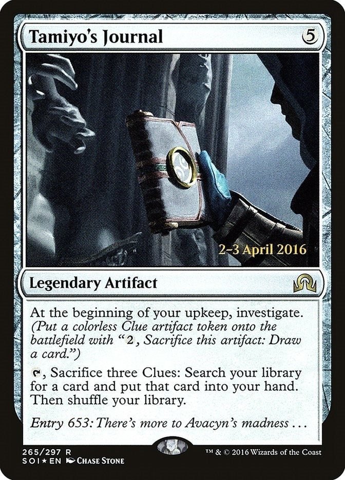 Image for Tamiyo's Journal (Entry 653) (265) [Prerelease Cards]