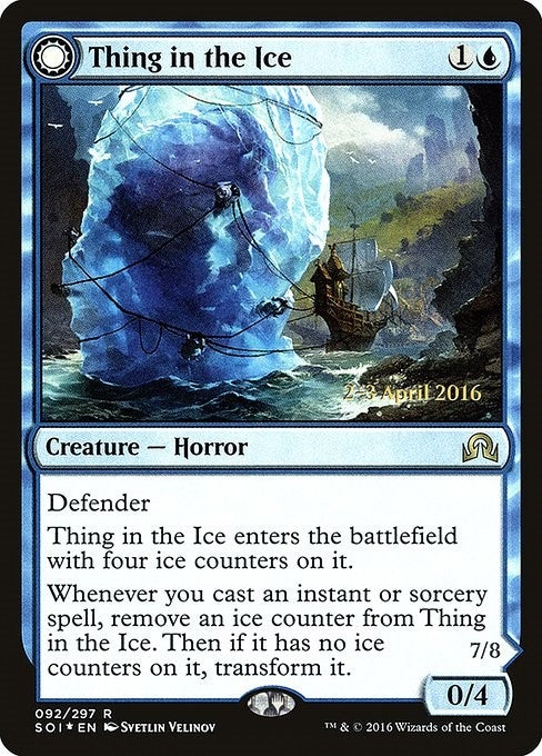 Image for Thing in the Ice (92) [Prerelease Cards]