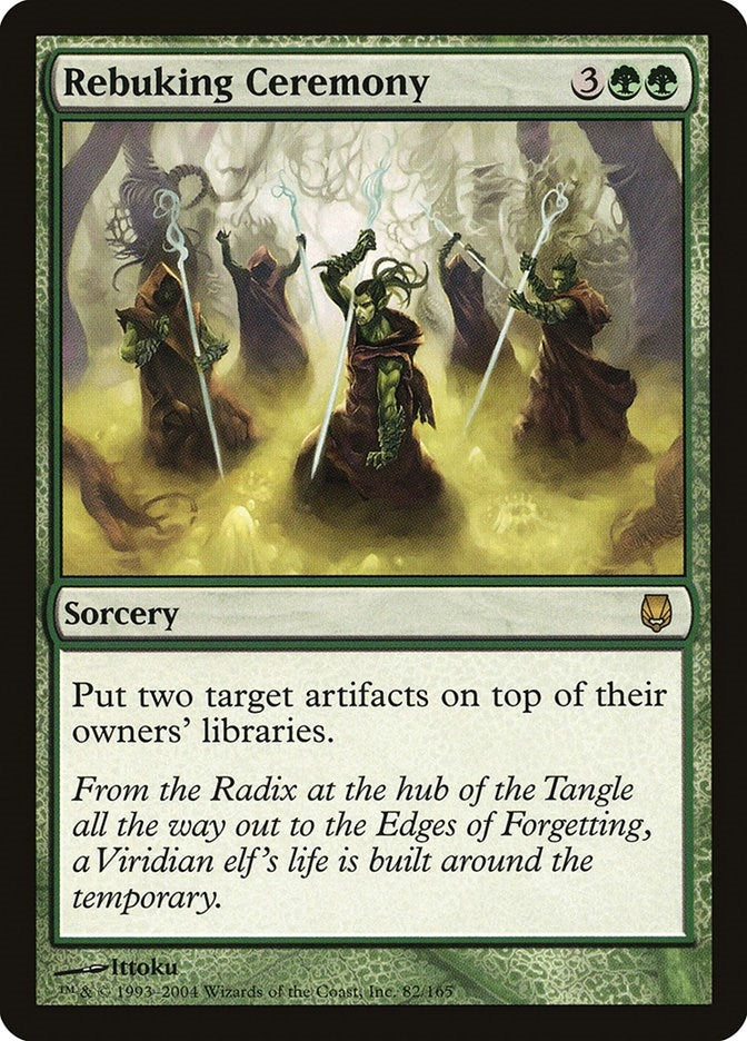 Image for Rebuking Ceremony (82) [Darksteel]