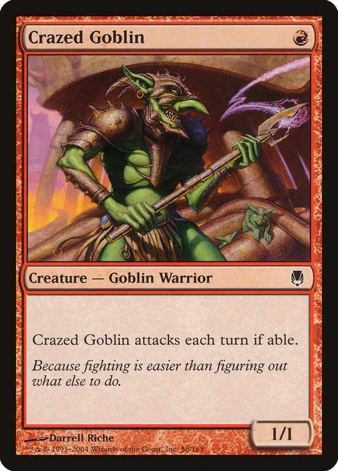 Image for Crazed Goblin (56) [Darksteel]